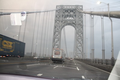 Crossing the George Washington Bridge (NYC/NJ)
