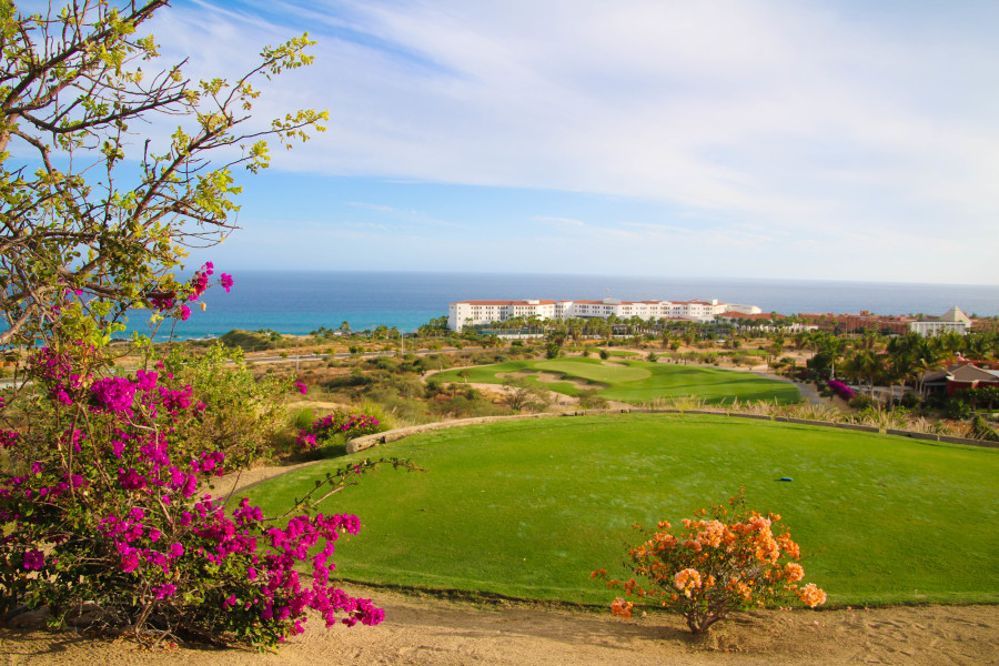 View of the course at Cabo Real Golf Club, Los Cabos, Mexico_ girlgonetravel.com